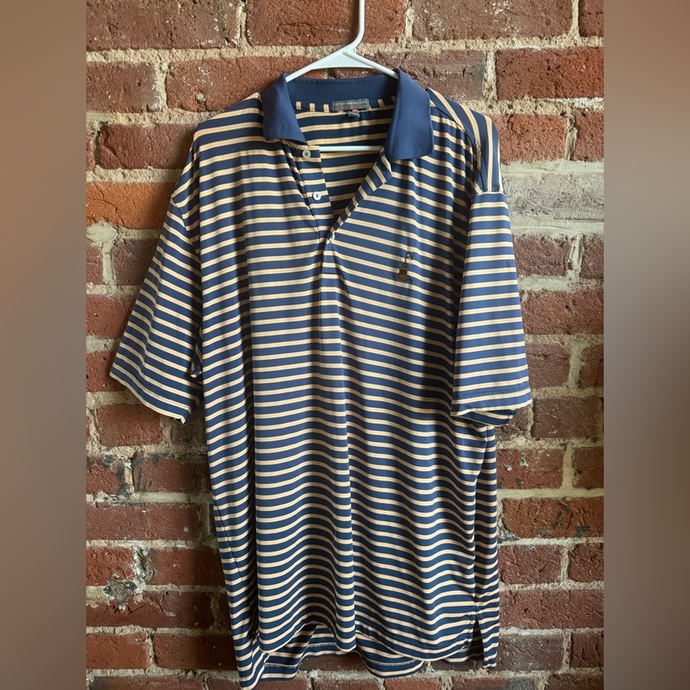 Men's Striped Polo Shirt